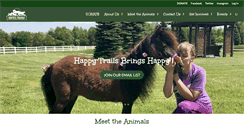 Desktop Screenshot of happytrailsfarm.org